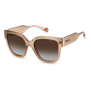 Polaroid Beige Plastic Women's Sunglasses
